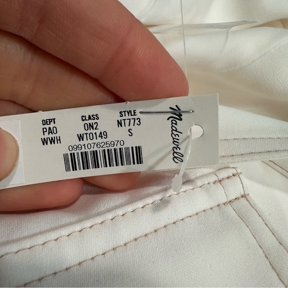 Madewell winter white Contrast-Stitch Popover Shirt - Picture 6 of 6